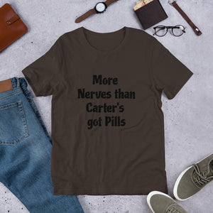 More Nerves than Carter's got Pills - Short-Sleeve Men's T-Shirt